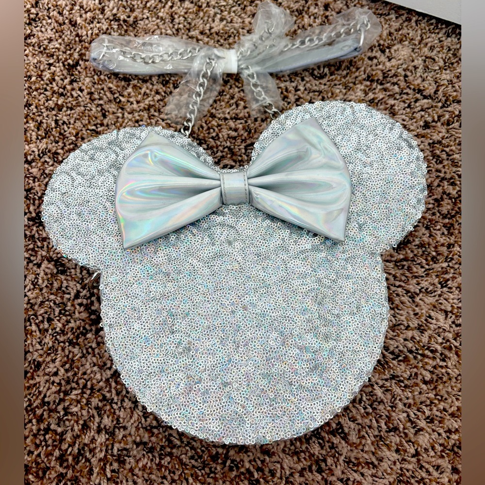 Loungefly Disney iridescent Minnie crossbody bag